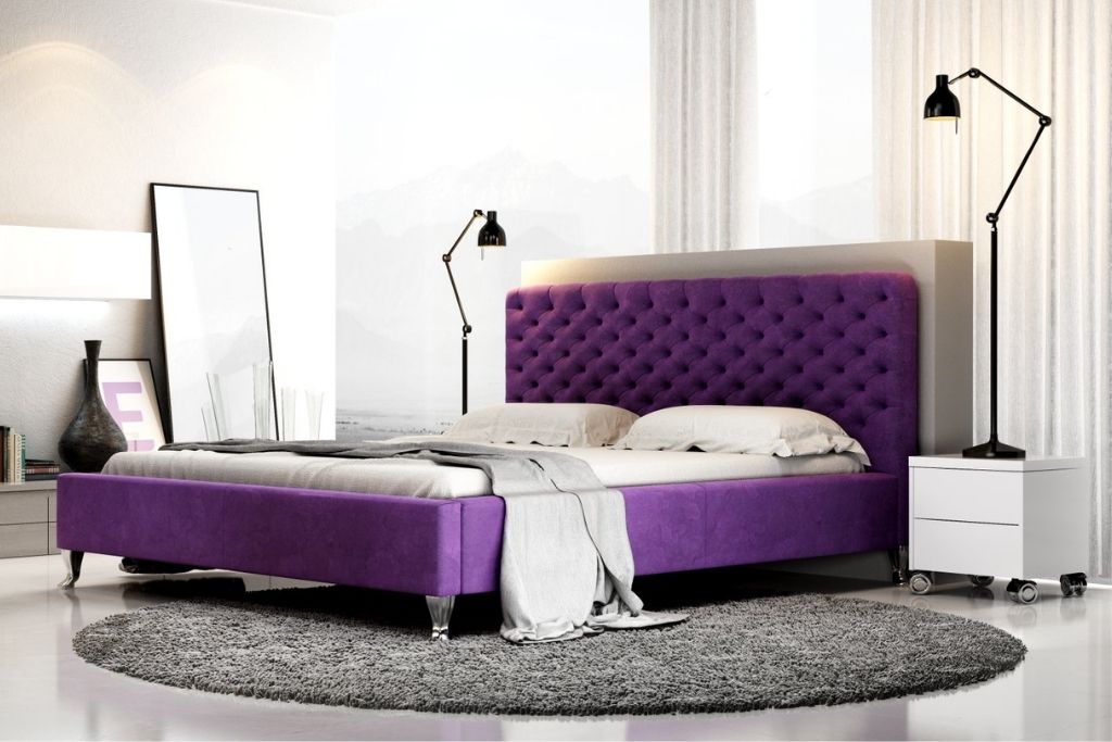 Łóżka tapicerowane w topowych kolorach